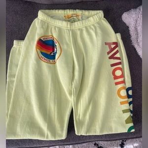 Aviator Nation Yellow Pants
